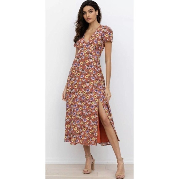 YUMI KIM Into You Floral Dress Maxi Dress New With Tags Size Small - Picture 3 of 8
